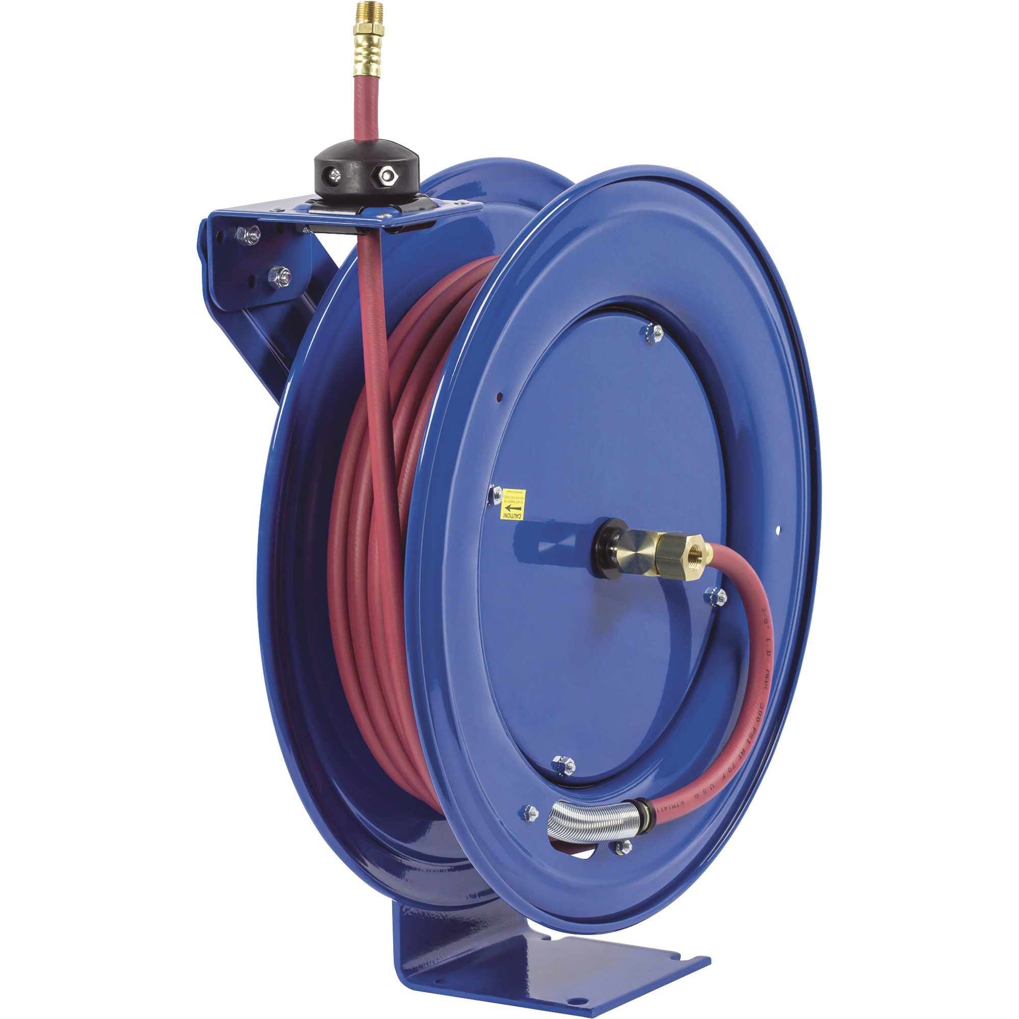 Coxreels Air/Water Hose Reel, With 3/8in. x 50ft. PVC Hose, Max. 250 PSI, Model#  SH-N-350